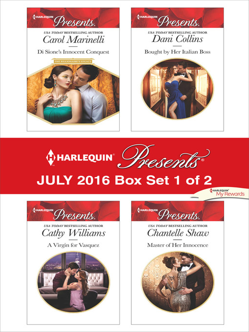 Title details for Harlequin Presents July 2016, Box Set 1 of 2 by Carol Marinelli - Wait list
